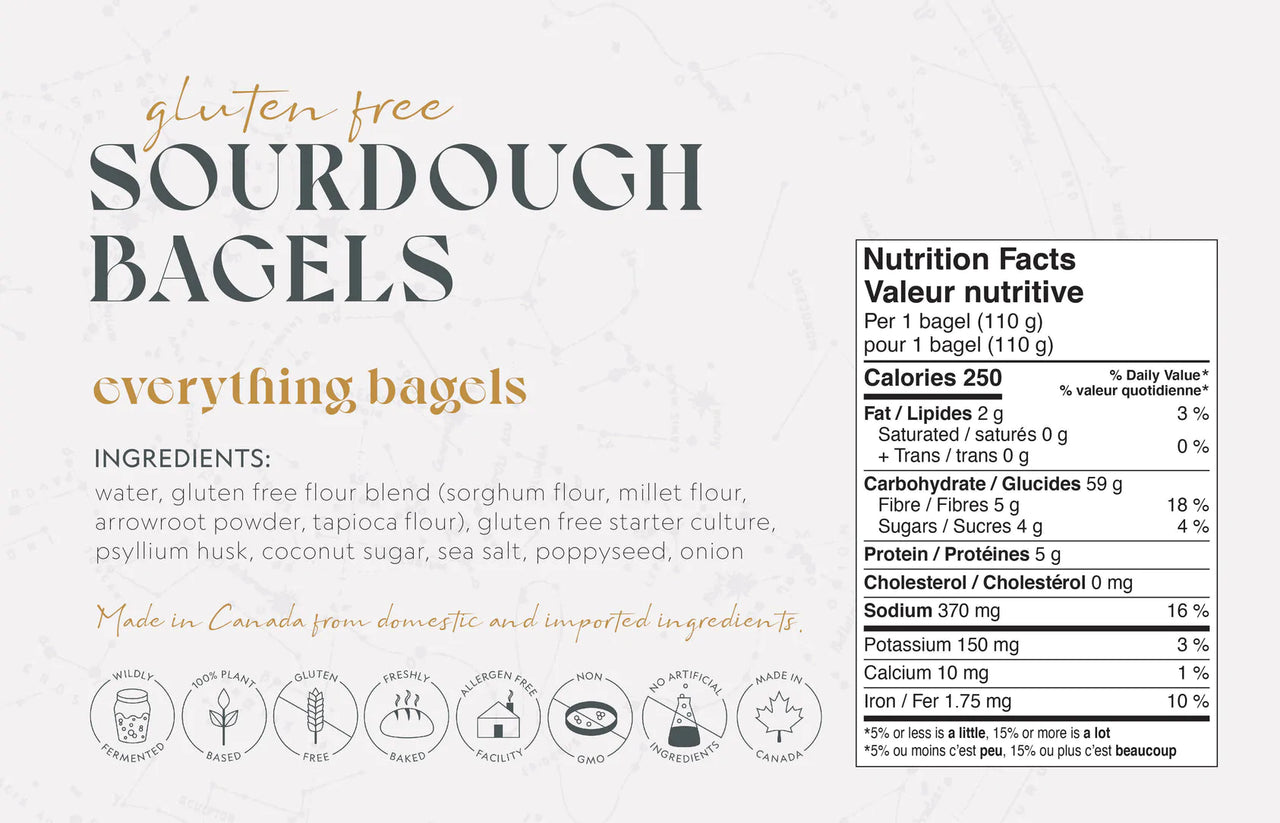 Alkeme Gluten Free Everything Bagels - 660g