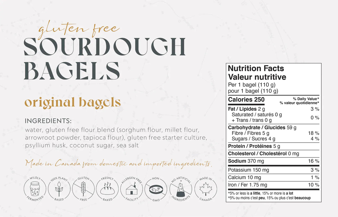 Alkeme Gluten Free Original Sourdough Bagels - 660g
