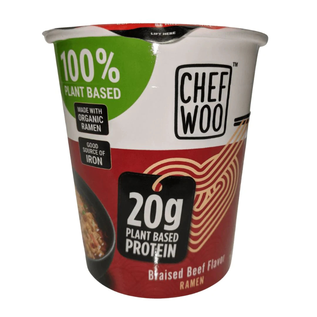 Chef Woo Vegan Braised Beef Flavour Ramen - 71g