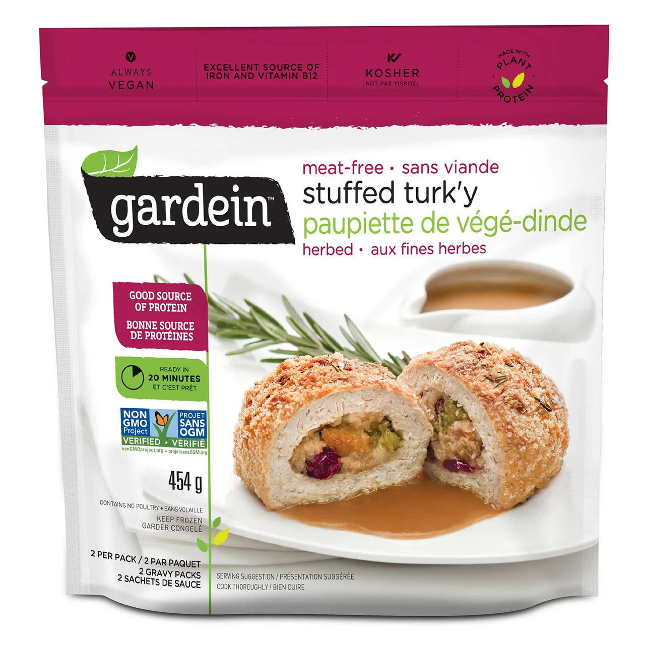 Gardein Stuffed Turk'y - 454g