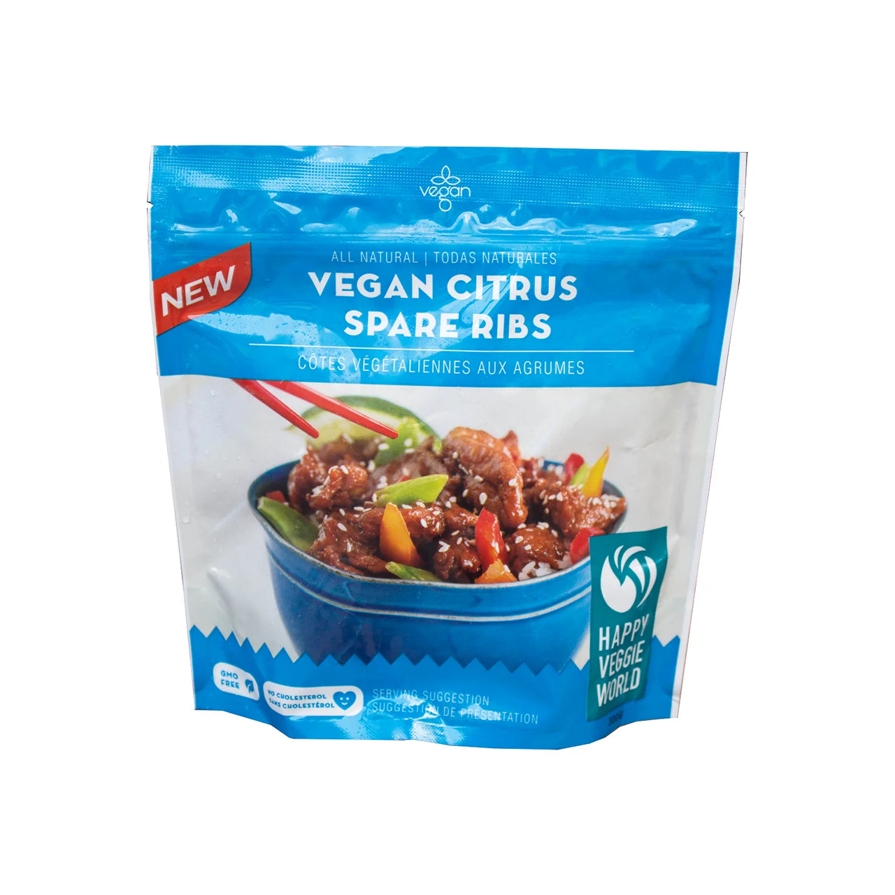 Happy Veggie World Citrus Spare Ribs - 300g