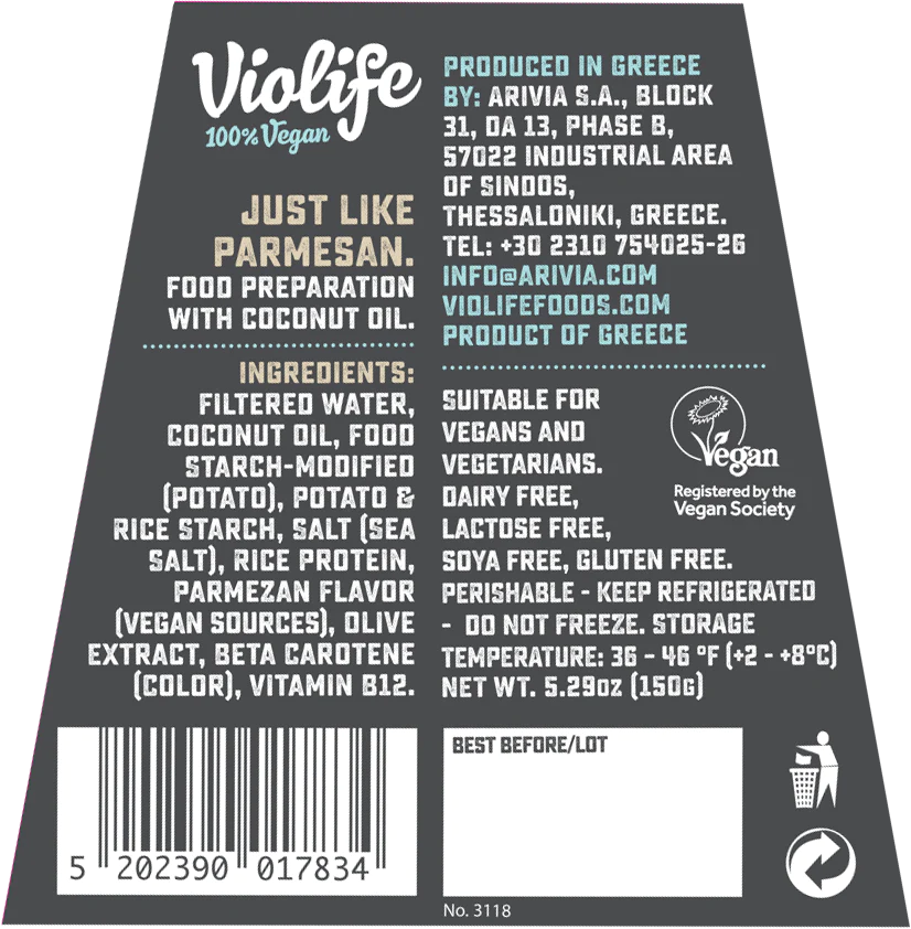 Violife Parmesan Wedge - 150g