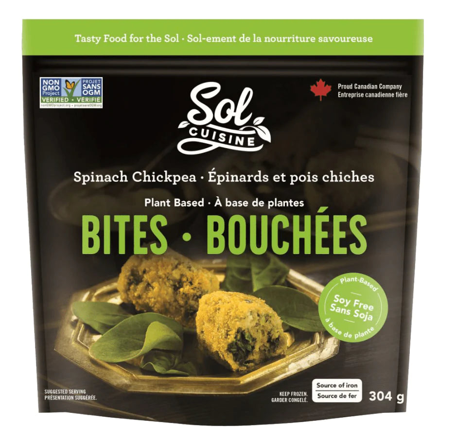 Sol Cuisine Spinach & Chickpea Bites - 304g
