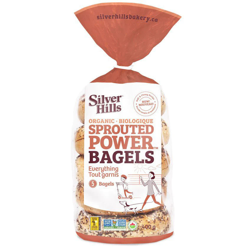 Silver Hills Organic Sprouted Everything Bagels - 400g